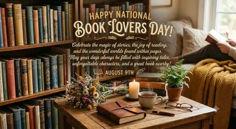 National Book Lovers Day Wishes