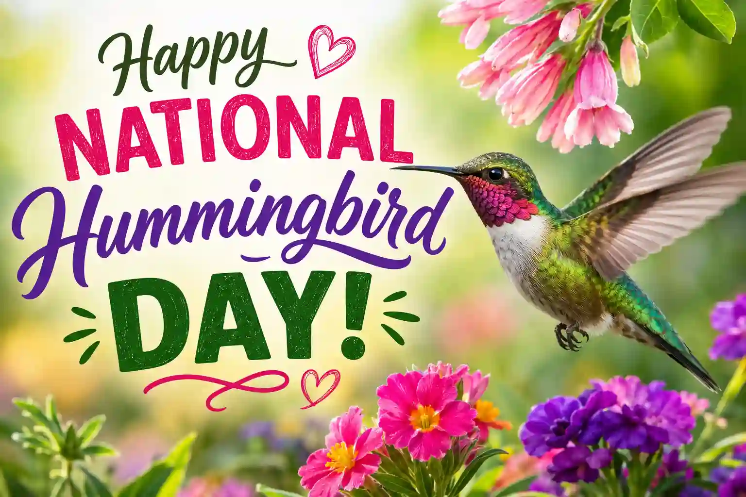 National Hummingbird Day Wishes