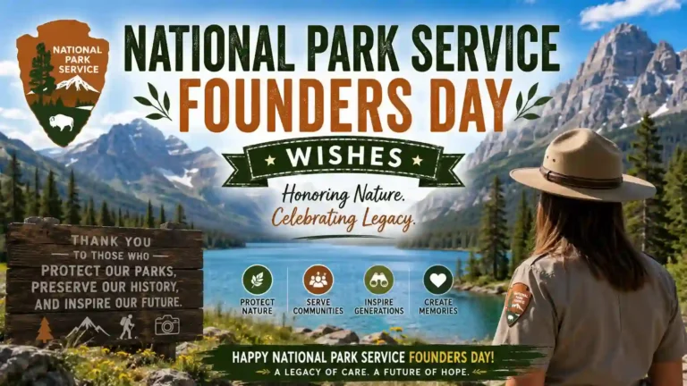 National Park Service Founders Day Wishes