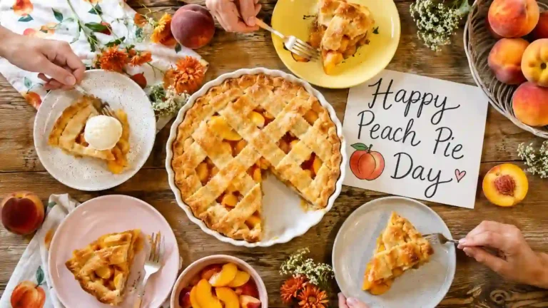 National Peach Pie Day Wishes