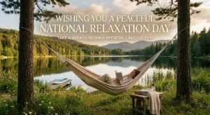 National Relaxation Day Wishes