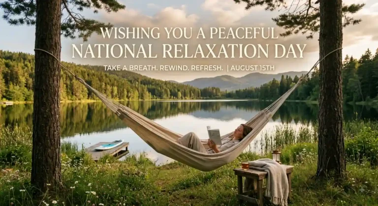National Relaxation Day Wishes