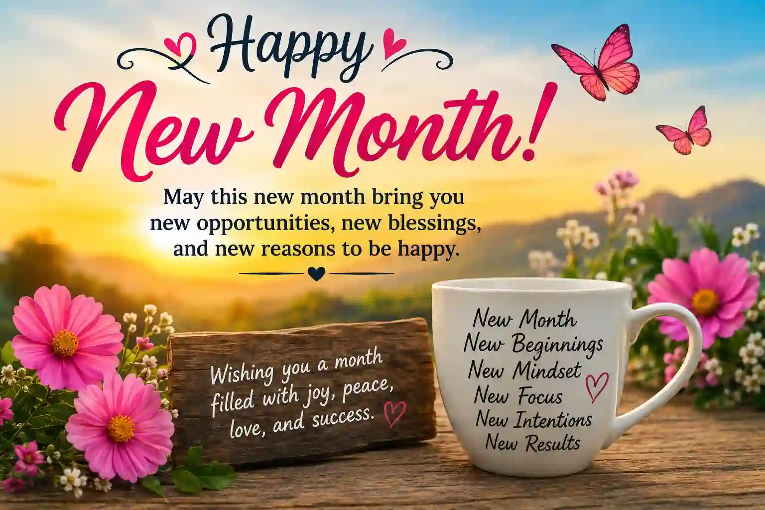 New Month Wishes