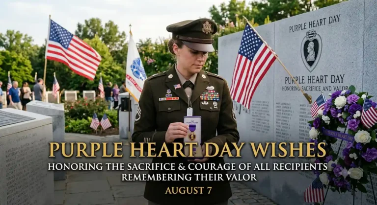 Purple Heart Day Wishes
