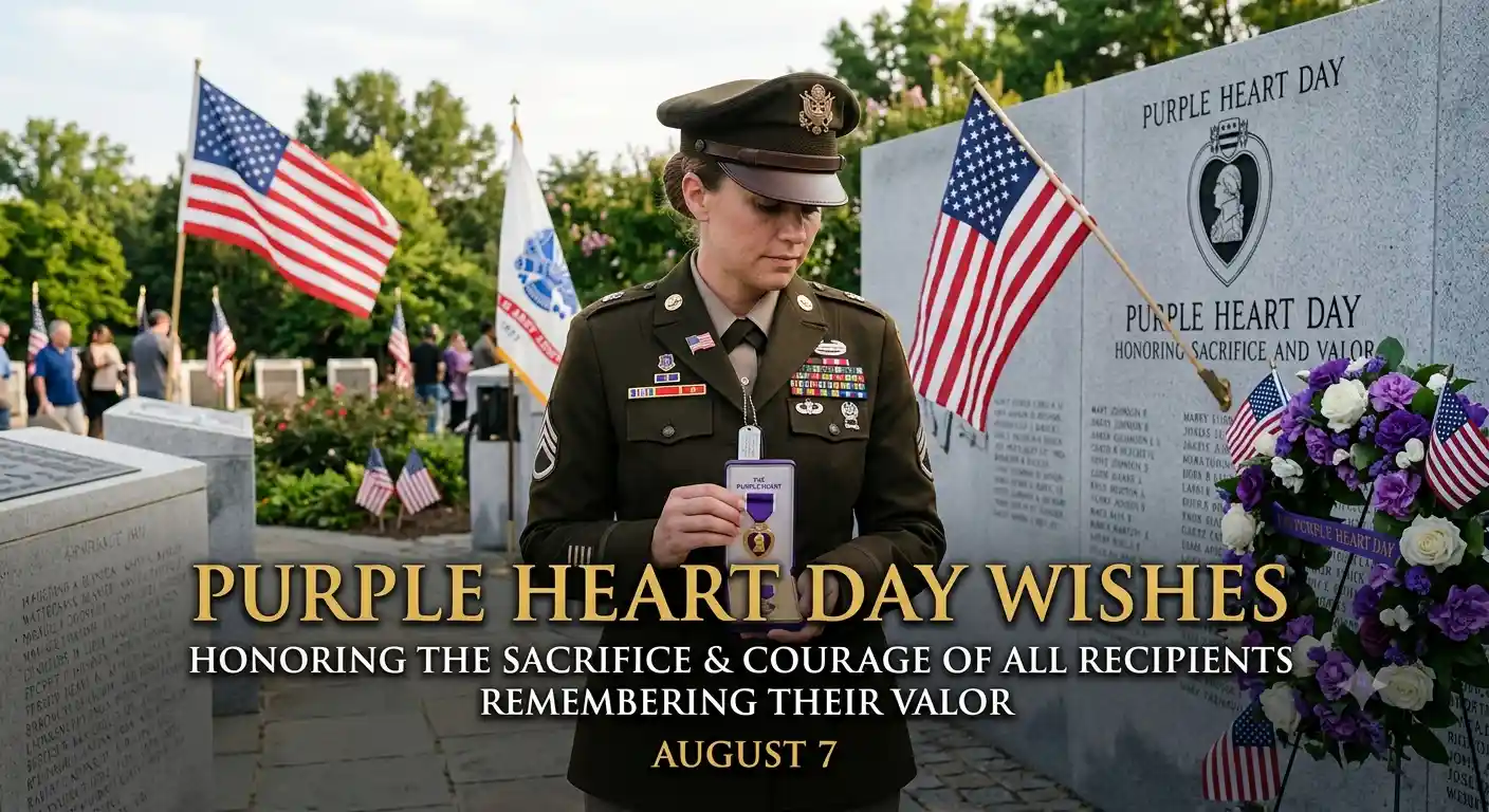 Purple Heart Day Wishes
