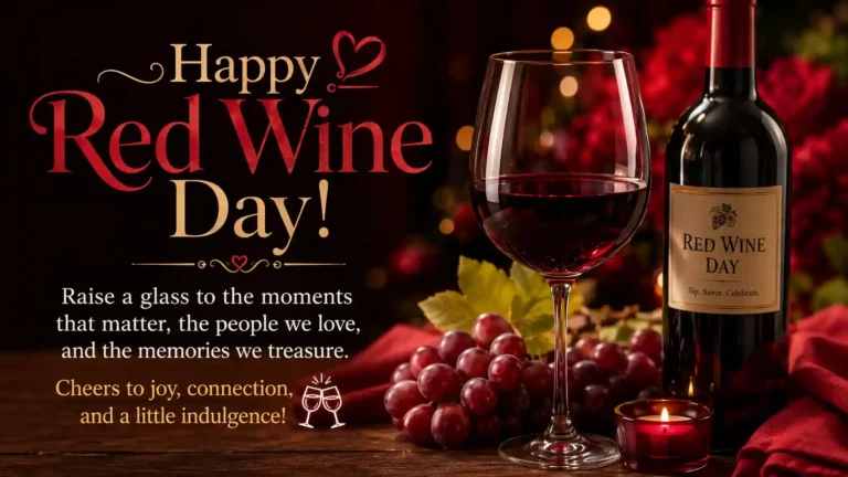 Red Wine Day Wishes