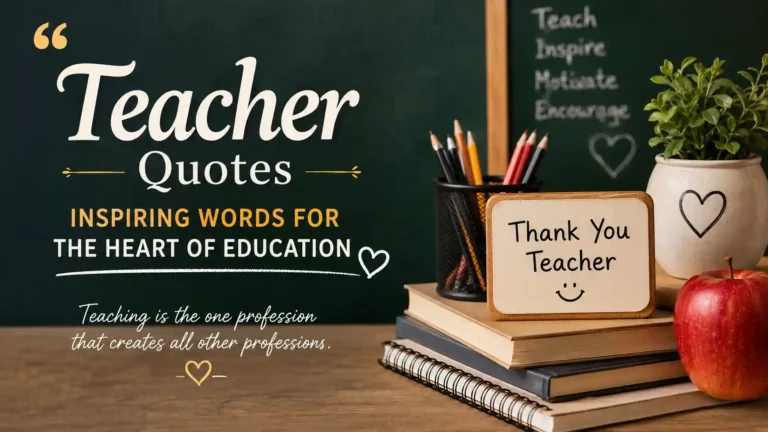 Teacher Quotes