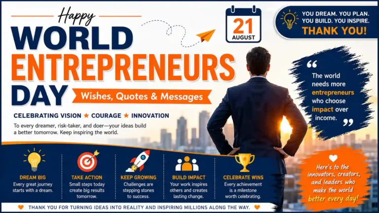 World Entrepreneurs Day Wishes