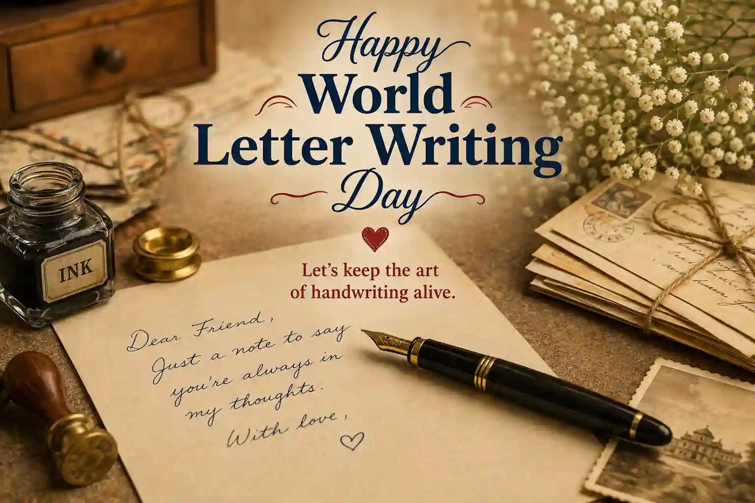 World Letter Writing Day Wishes