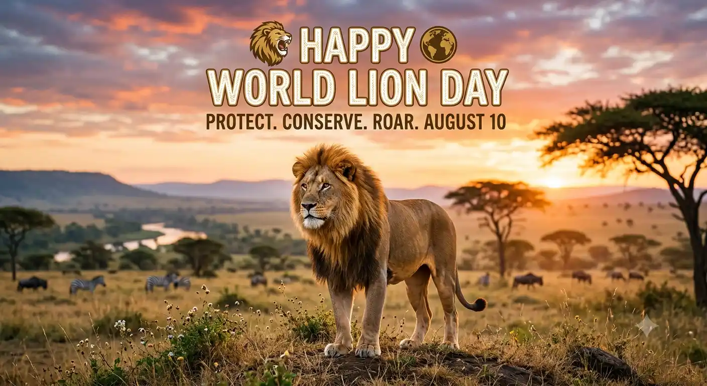 World Lion Day Wishes: Best Messages, Quotes, and Captions to Celebrate