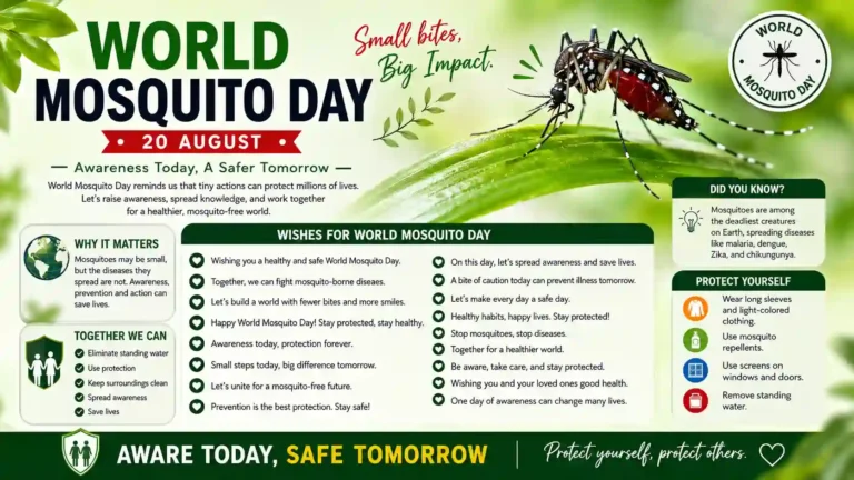 World Mosquito Day Wishes