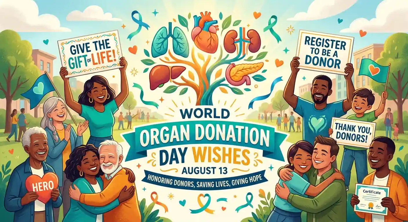 World Organ Donation Day Wishes