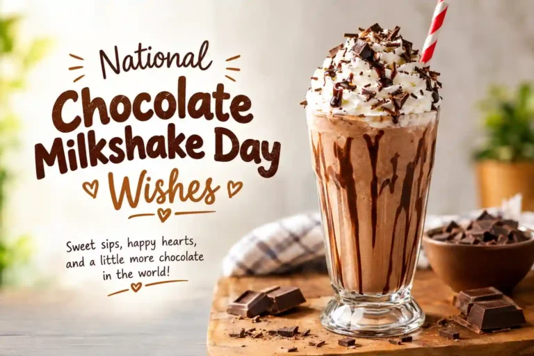 National Chocolate Milkshake Day Wishes