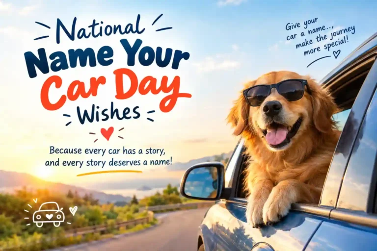 National Name Your Car Day Wishes