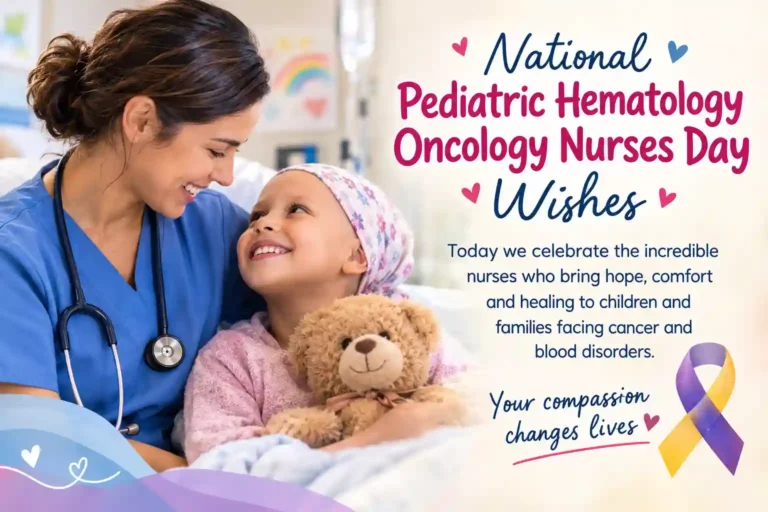 National Pediatric Hematology Oncology Nurses Day Wishes