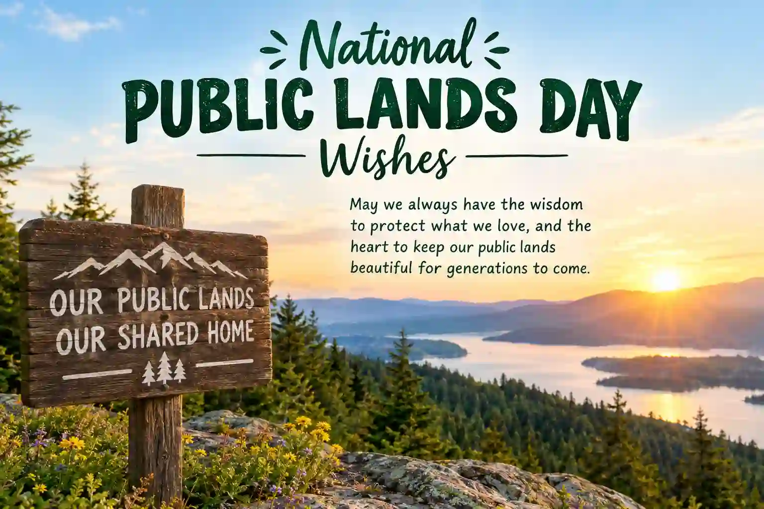 National Public Lands Day Wishes
