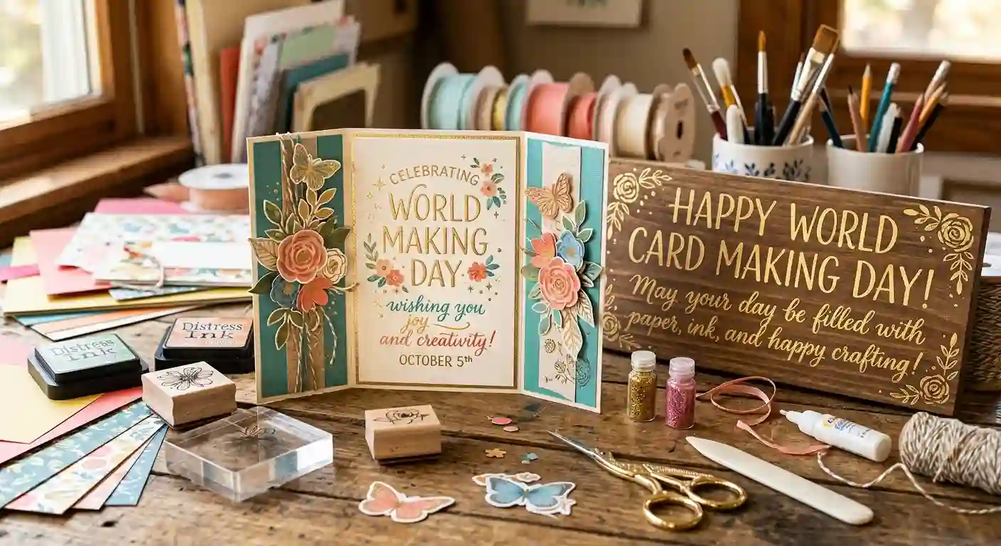 World Card Making Day Wishes