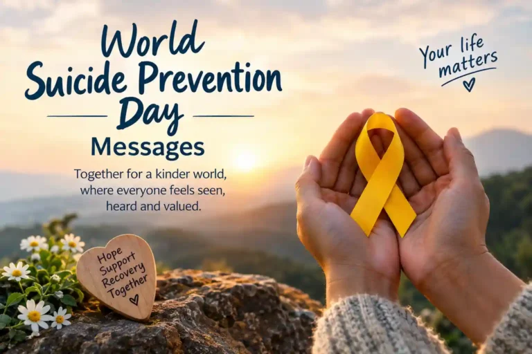 World Suicide Prevention Day Messages