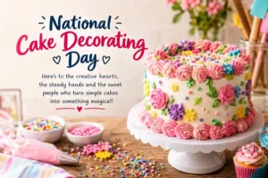 National Cake Decorating Day Wishes