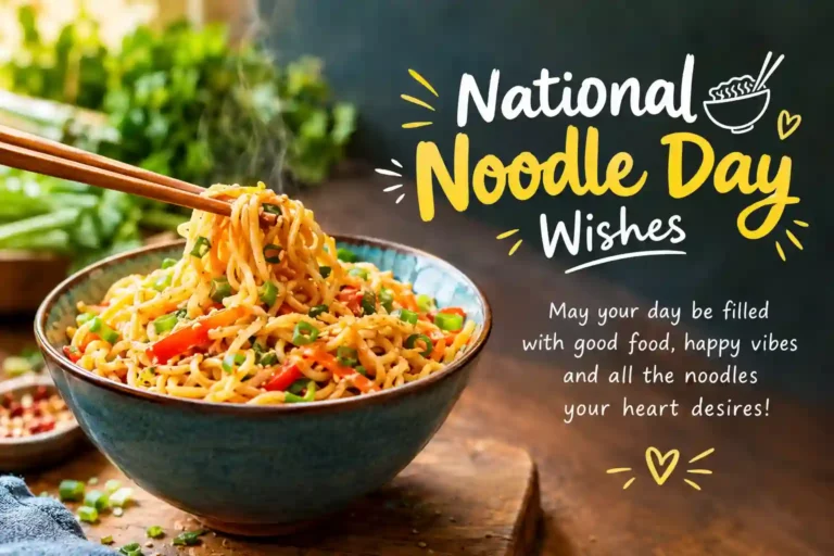 National Noodle Day Wishes