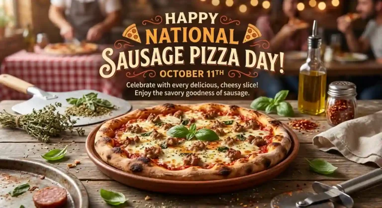 National Sausage Pizza Day Wishes